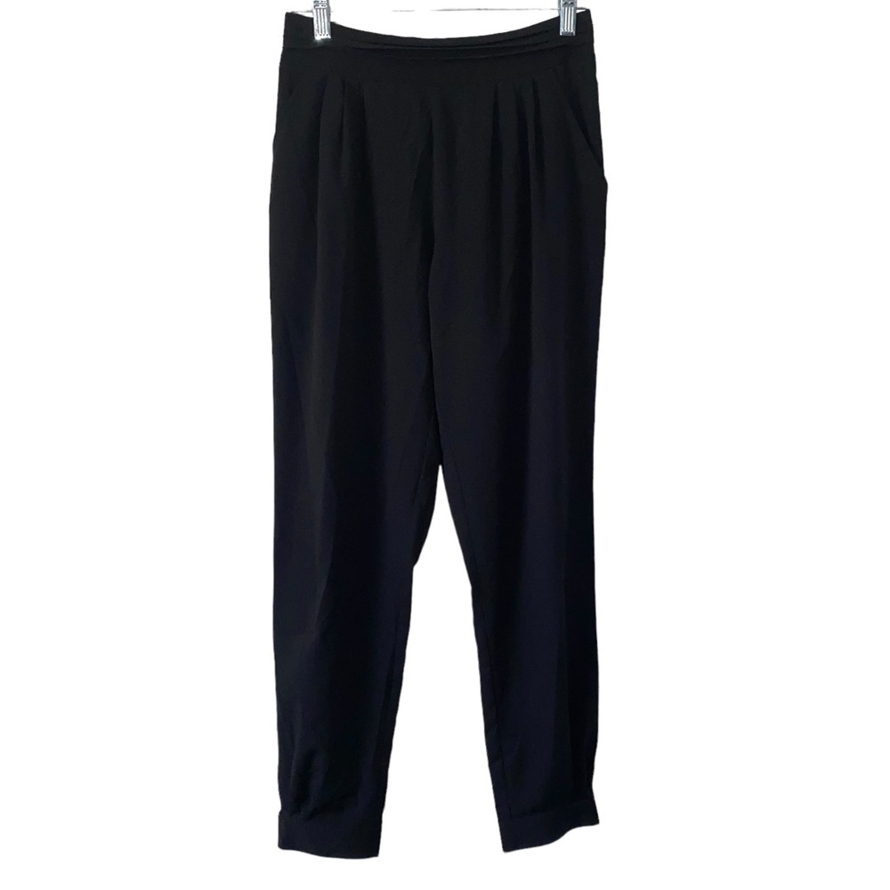 NWT S.Y.L.K. Black Coco Trouser Pants Gold Buttons Size Small